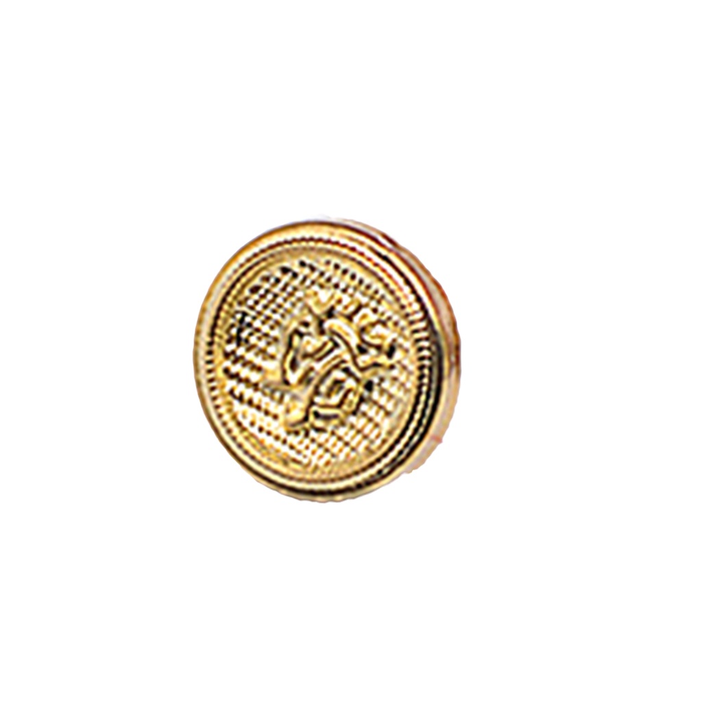 Vintage Design Metal Shirt Button