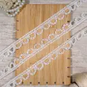 One Side Border Shuttle Lace