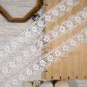 One Side Border Shuttle Lace