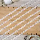 One Side Border Shuttle Lace