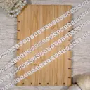 One Side Border Shuttle Lace