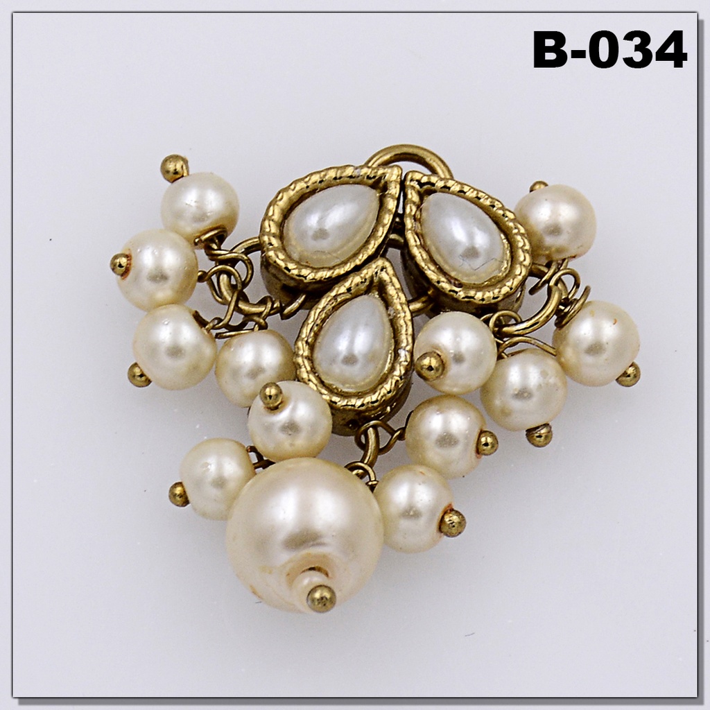 Fancy Kundan Button