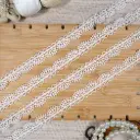 One Side Border Shuttle Lace