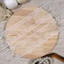 One Side Border Shuttle Lace