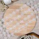 Floral Pattern Shuttle Lace