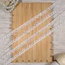 One Side Border Shuttle Lace