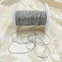 Crystal Cut Stone Fancy Chain