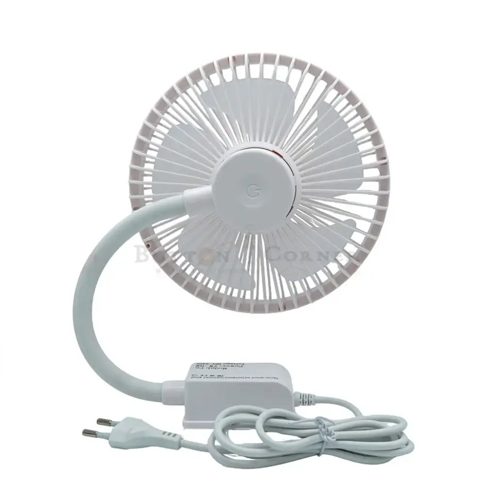 Three-Gear Touch Control Mini Fan with Magnetic Mount