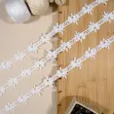 Geometric Floral Design Shuttle Lace