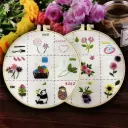 Multi Pattern Hand Embroidery Kit