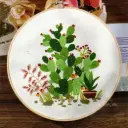 Cactus Plant Hand Embroidery Kit