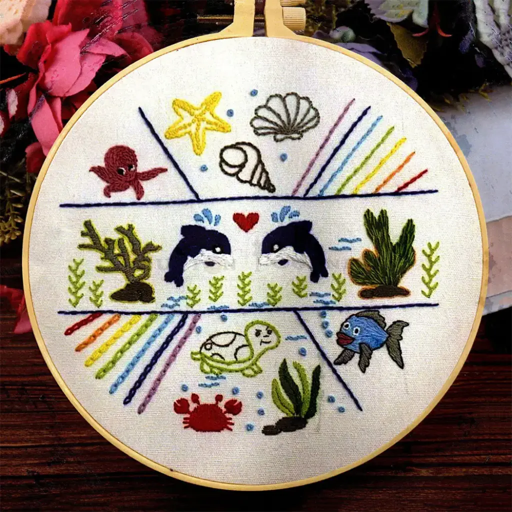Multi Design Hand Embroidery Kit