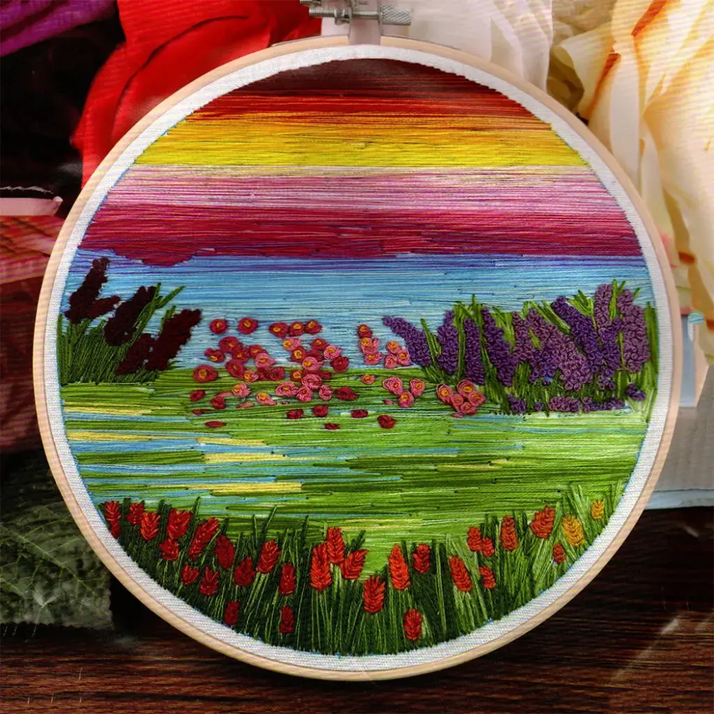 Classic Painting Theme Hand Embroidery Kit