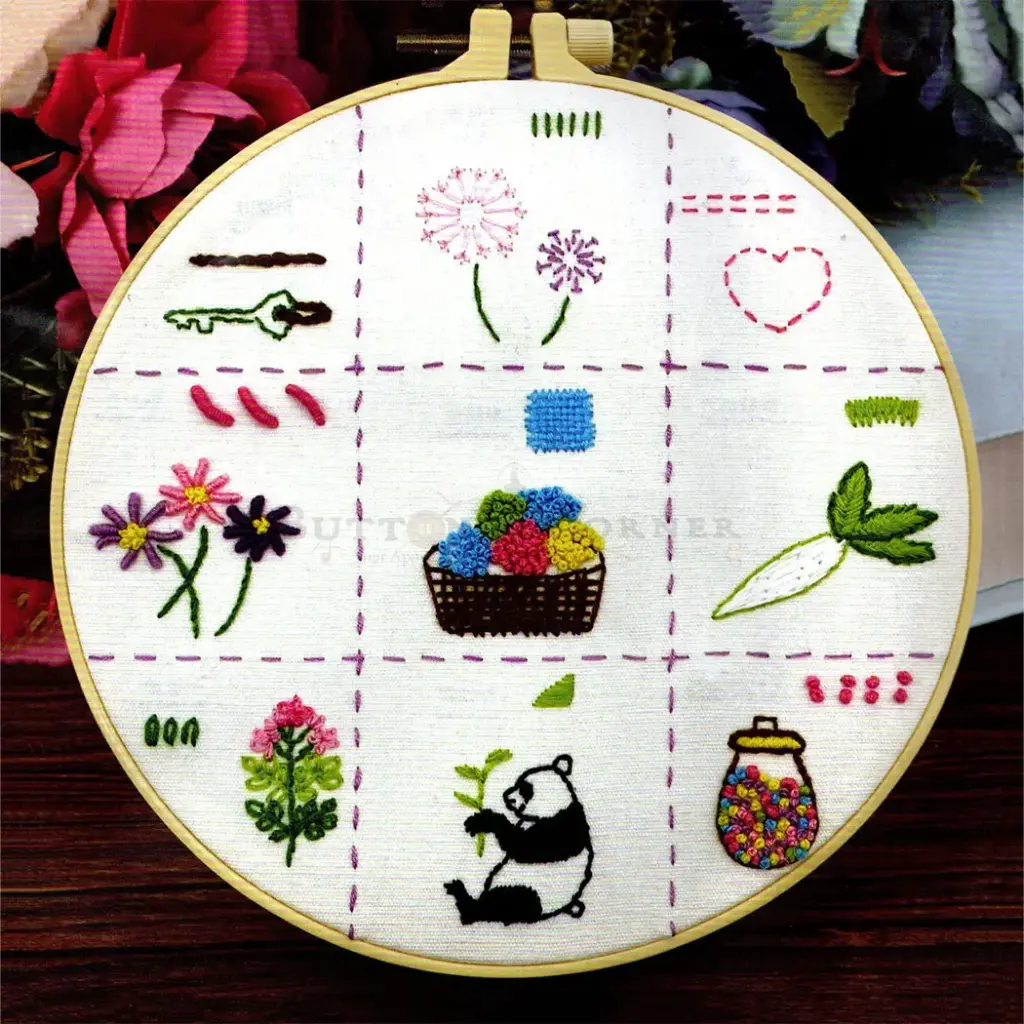 Multi Design Hand Embroidery Kit
