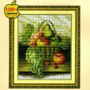 Fruit Basket Middle Grid Cross Stitch Kit