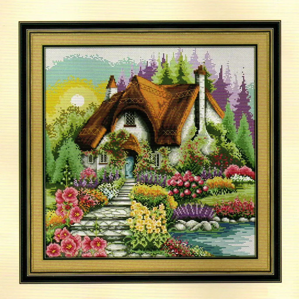 Leisure Cottage Cross Stitch Kit
