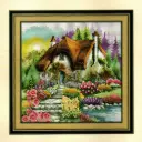 Leisure Cottage Cross Stitch Kit