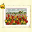 Countryside Garden Theme Cross Stitch Kit
