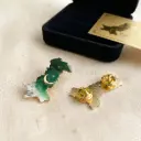 Patriotic Pakistan Map Lapel Pin with Crescent & Star