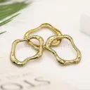 Asymmetric exquisite Organic Irregular Wavy Buckle For Fashion