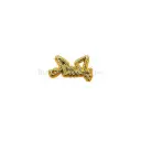 Pakistan Typography Brooch Pin in Arabic Calligraphy Style