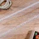 Eye-Catching Smooth Centre Glass Bead Embellishment