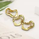 60mm Irregular Organic Shape Scarf Buckle