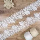 Openwork Blossom Design Shuttle Lace