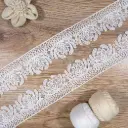 Openwork Floral Pattern Shuttle Lace