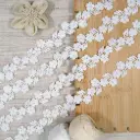 Leaves & Flower Design Shuttle Lace