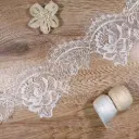 Whispering Rose Scalloped Edge Chantilly Lace