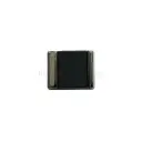Nontoxic Gun Black Plated Minimalist Geometric Square-Shaped Shirt Button