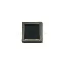 Nontoxic Gun Black Plated Classic Square Frame Design Shirt Button