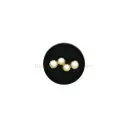 Connected Four-Hole Diagonal Shape Shirt Button