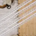 Geometric Floral Design Shuttle Lace