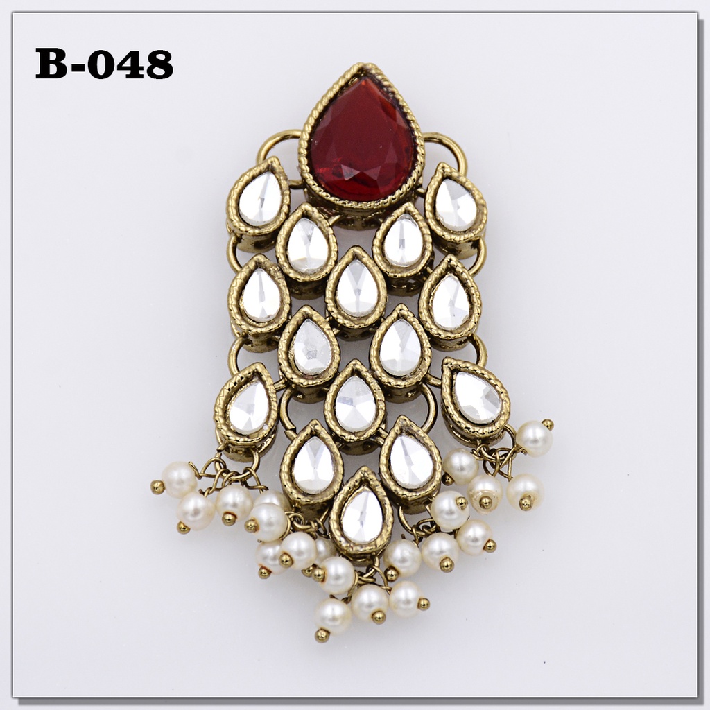Fancy Kundan Button