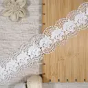 Openwork Floral Pattern Shuttle Lace
