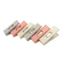 12-piece Pack Multi-colour Textured-Pattern Classic Style Plastic Clothes Pegs/Pins