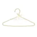 3-Piece Pack Faux Pearl Beaded Clothes Hanger