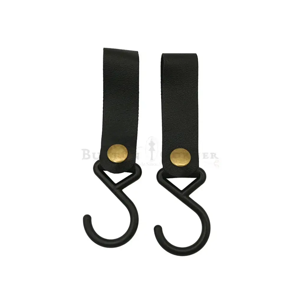 Multi-Purpose S-shaped Auxiliary Hook in PU Leather Band