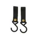 Multi-Purpose S-shaped Auxiliary Hook in PU Leather Band