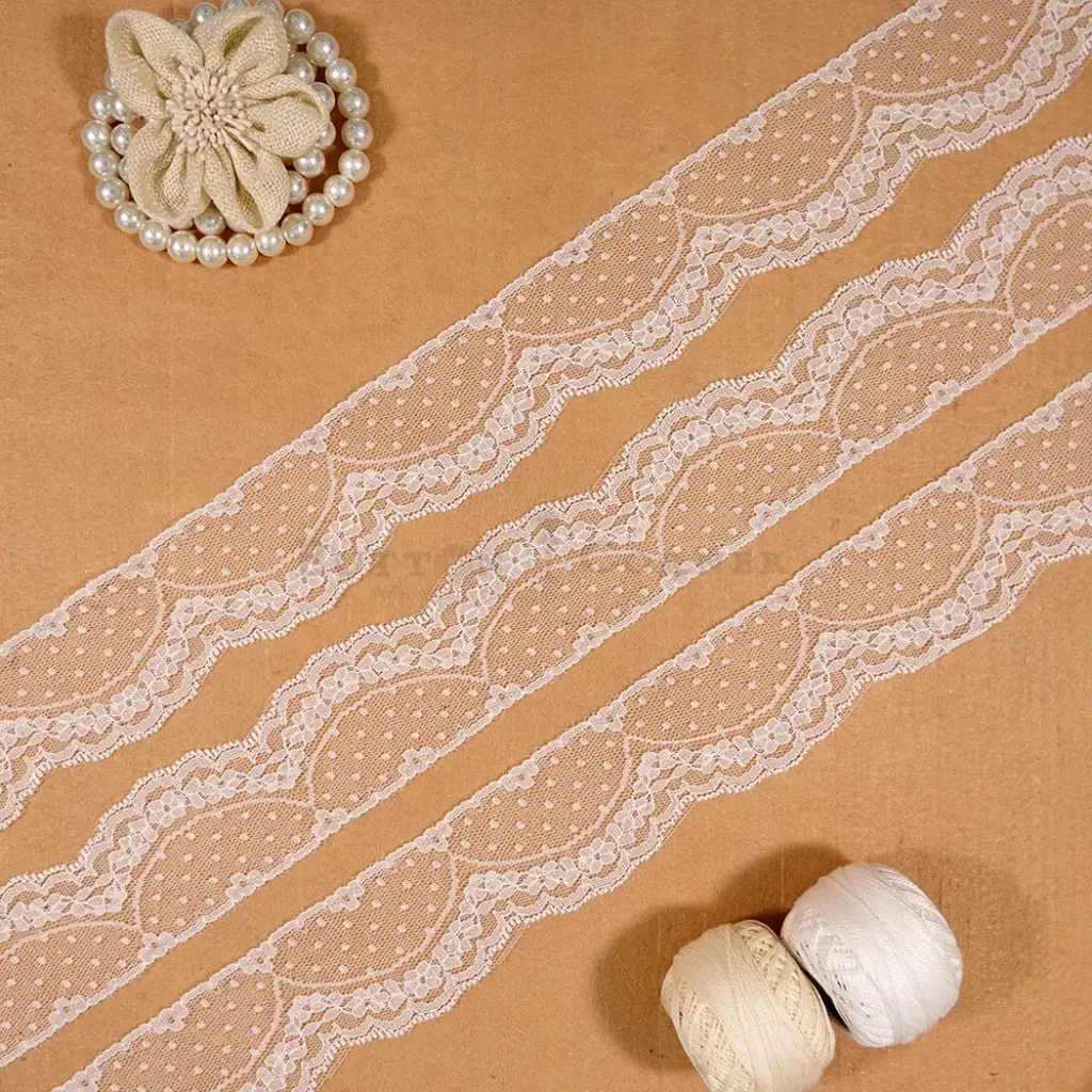 Geometric Arch Mesh Edging Embroidery Net Lace