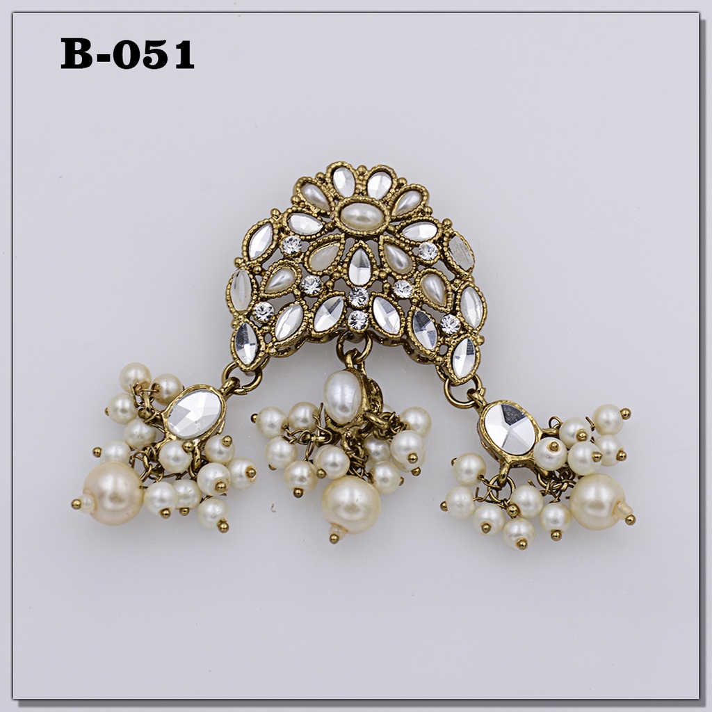 Fancy Kundan Button