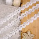 Decorative Scallop Edge Shuttle Lace