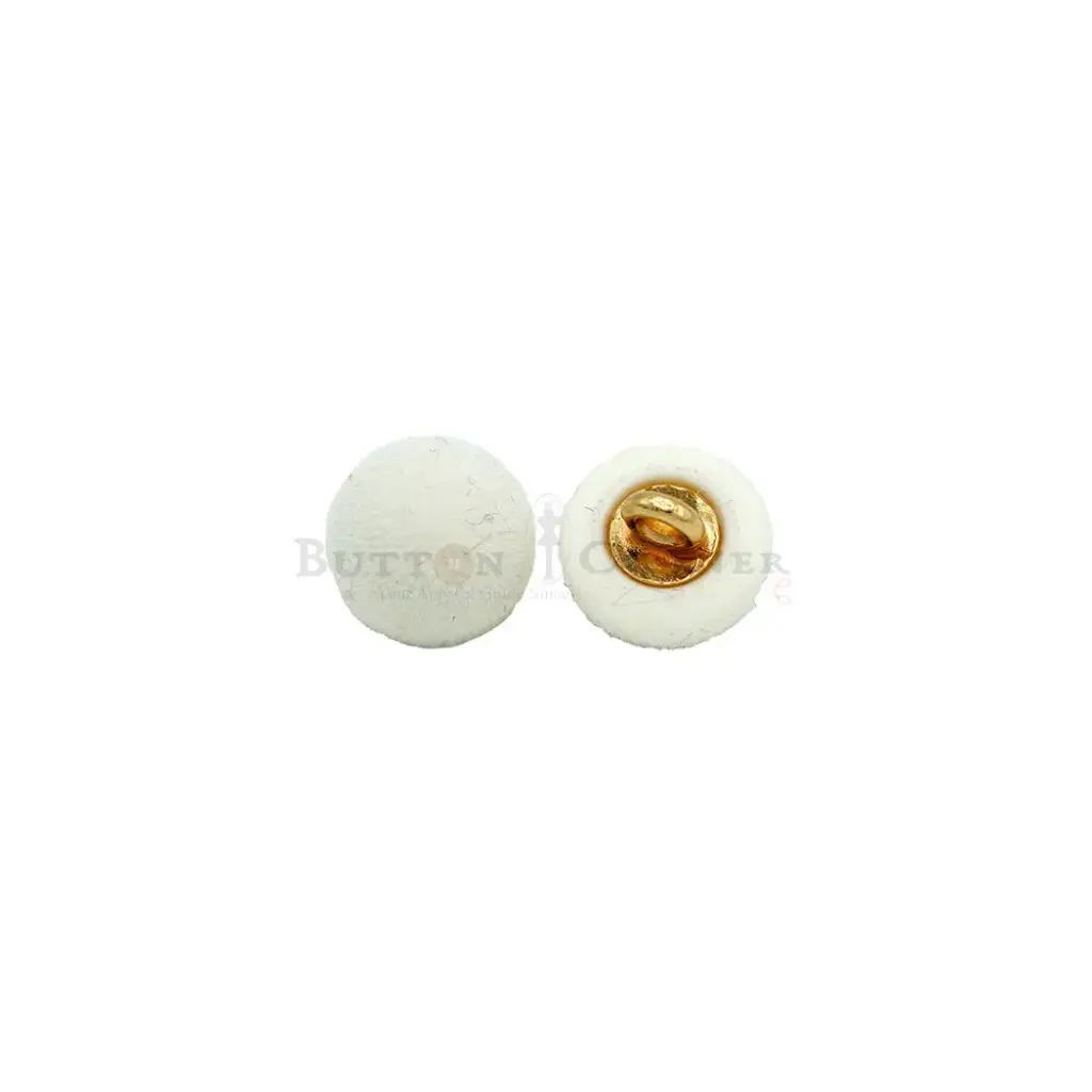 Stem-Style Mushroom-Shaped Colourful Velvet Flocked Shank Button