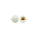 Stem-Style Mushroom-Shaped Colourful Velvet Flocked Shank Button
