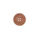 Classic Raised Border 4-Hole Wooden Button