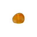 Amber Pebble Resin Drawstring End Cap