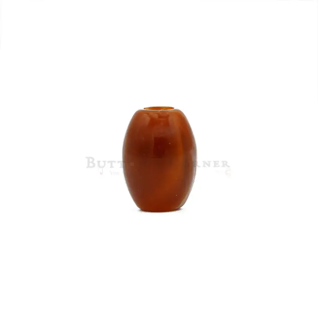 Smooth Oval Shape Resin Drawstring End Cap