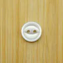Fish Eye Design Acrylic Rimmed Border 2-Hole Polyester Shirt Button